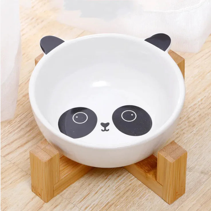 Gamelle pour Animaux en Céramique - Design Panda